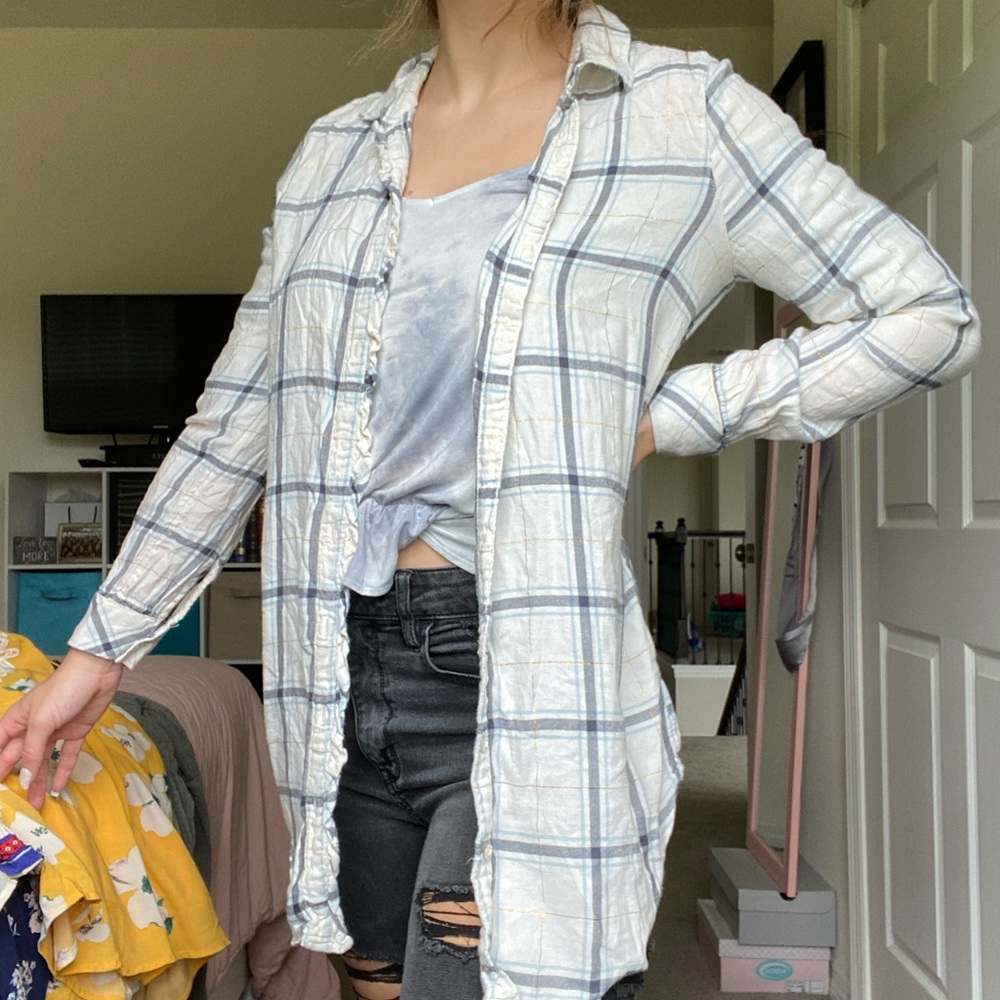 Aerie plaid flannel small